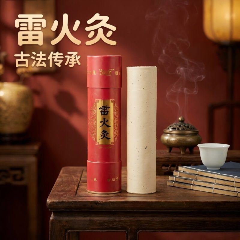 直径8.0cm雷火灸艾条 【带灭火筒】